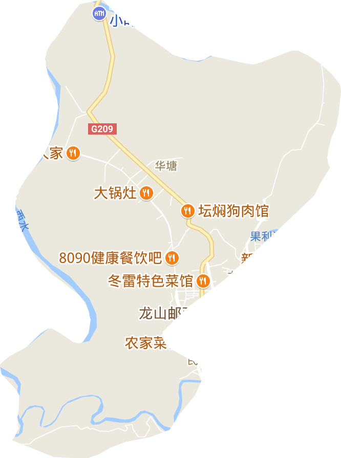 华塘街道电子地图