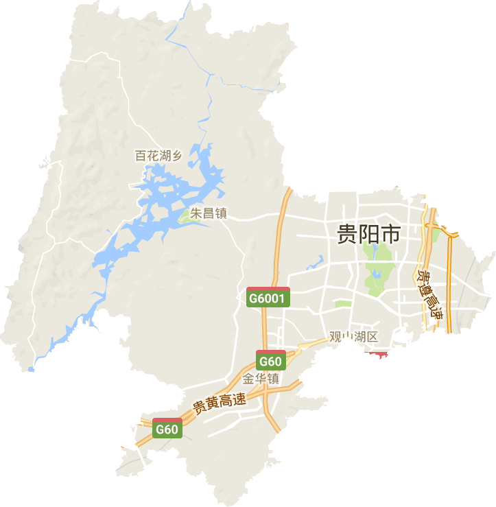 观山湖区电子地图