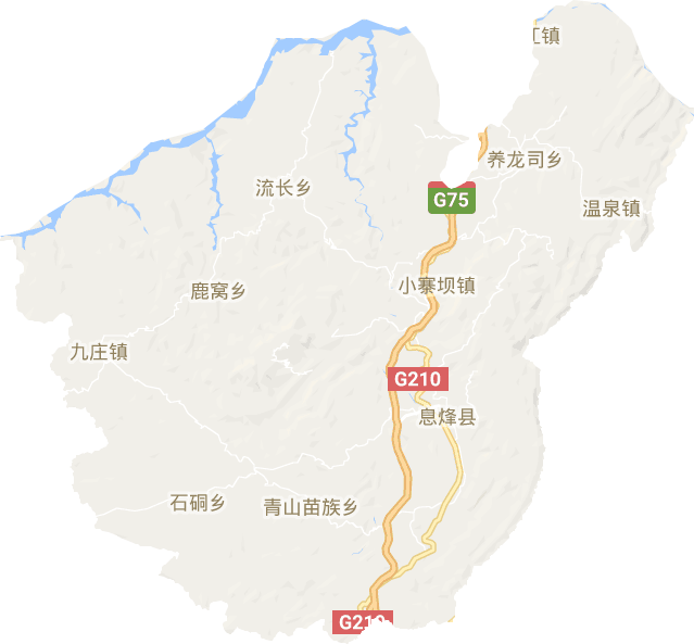 息烽县电子地图