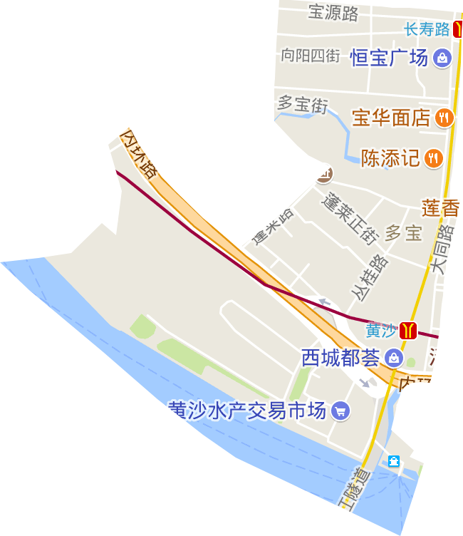 多宝街道电子地图