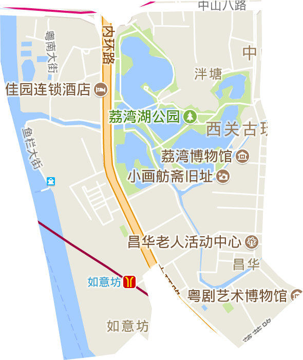 昌华街道电子地图