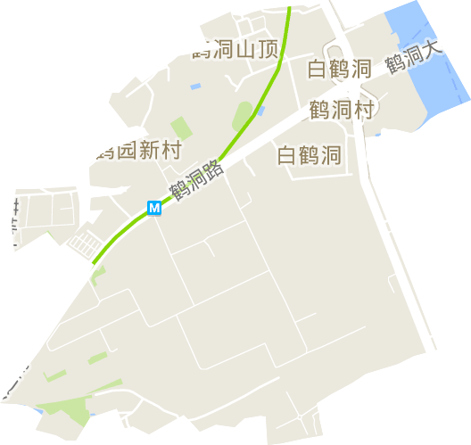 白鹤洞街道电子地图