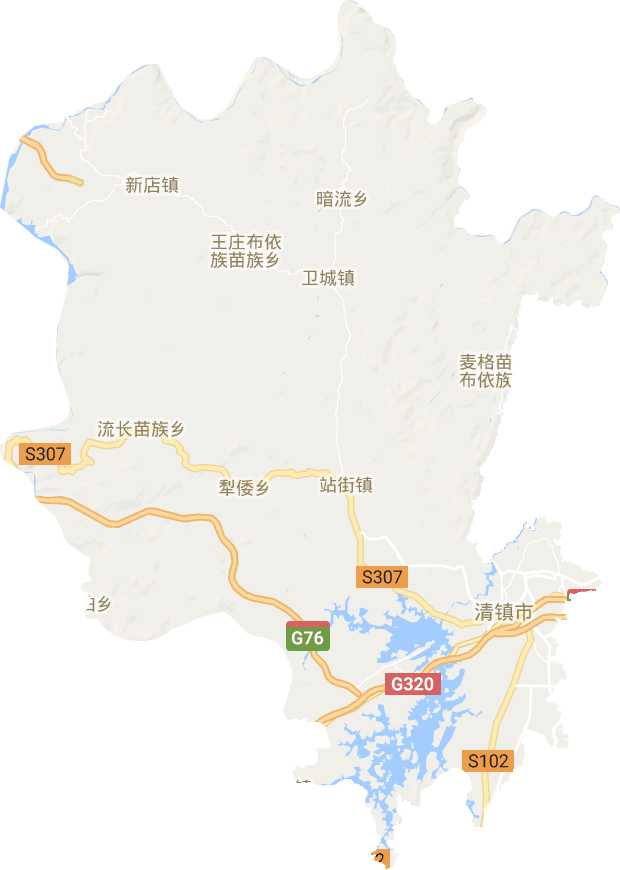 清镇市电子地图