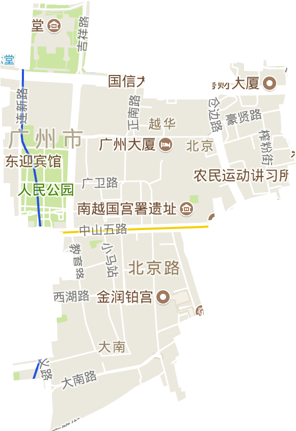 北京街道电子地图