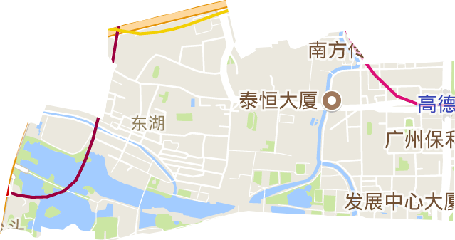 东山街道电子地图