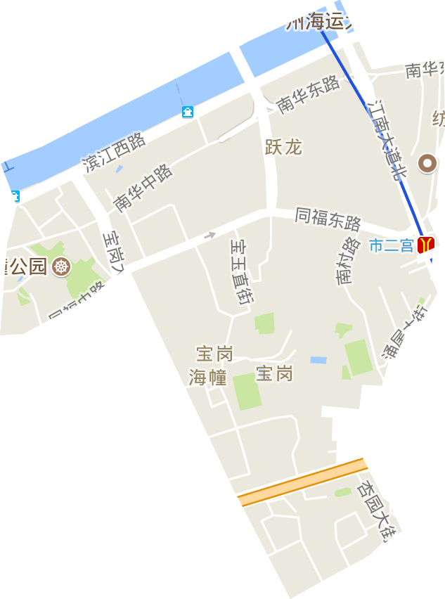 海幢街道电子地图