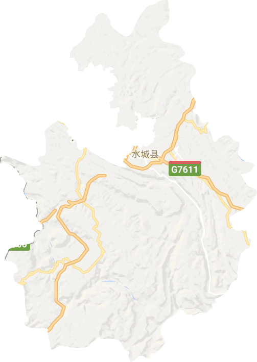 水城区电子地图