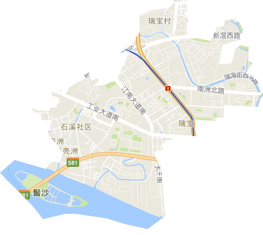 瑞宝街道电子地图