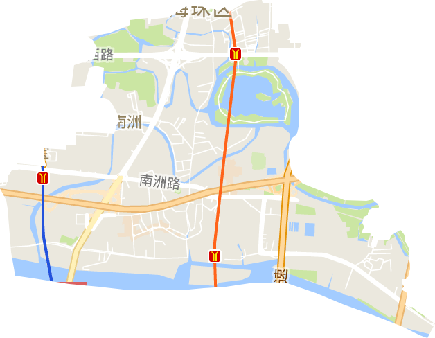 南洲街道电子地图
