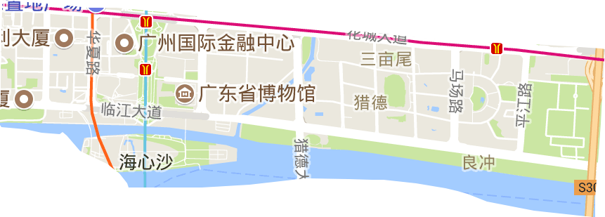 猎德街道电子地图