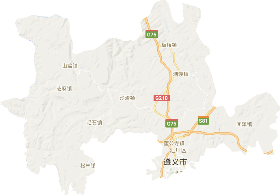 汇川区电子地图