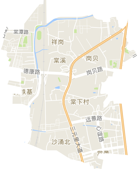 棠景街道电子地图