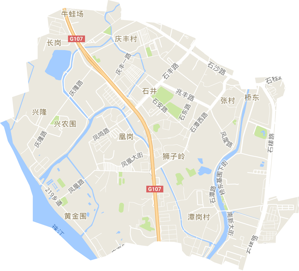 石井街道电子地图