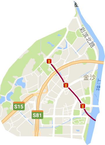 金沙街道电子地图