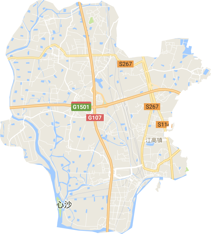 江高镇电子地图