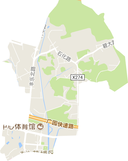 大沙街道电子地图