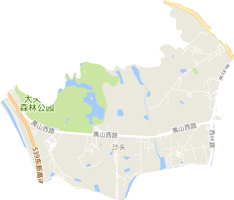 沙头街道电子地图