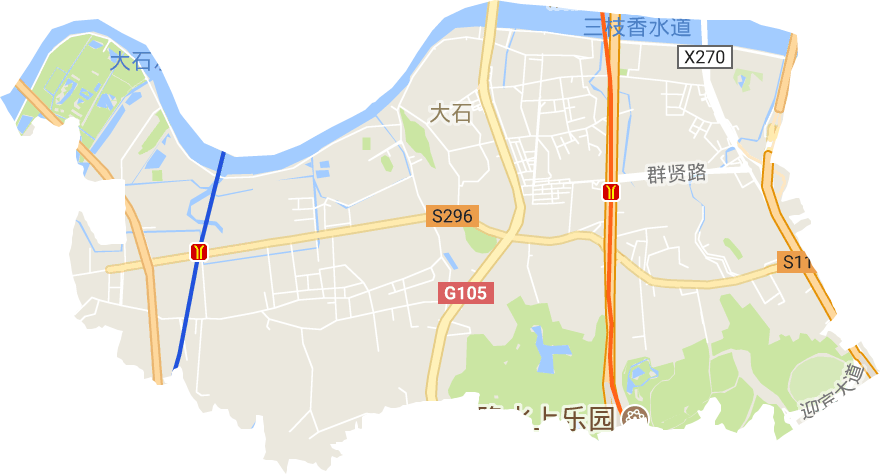 大石街道电子地图