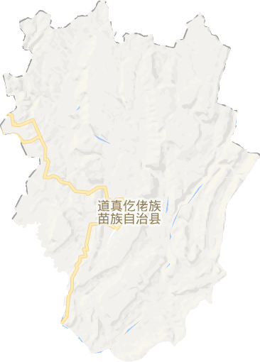 道真县电子地图