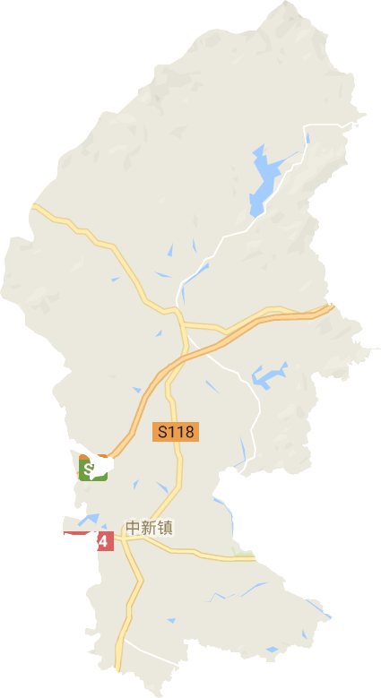 中新镇电子地图