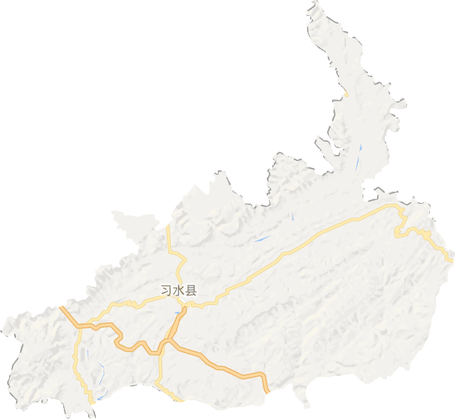 习水县电子地图