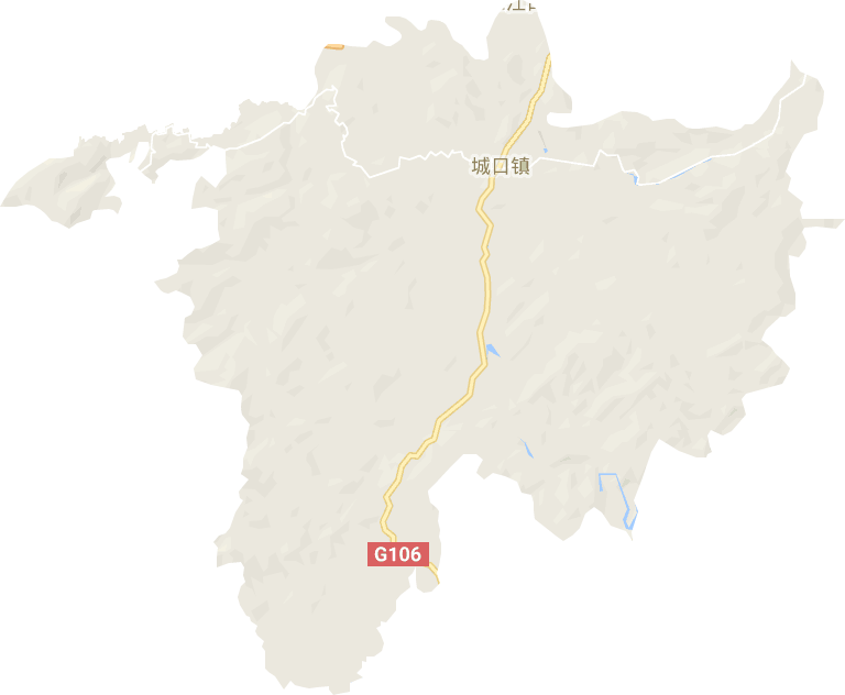 城口镇电子地图