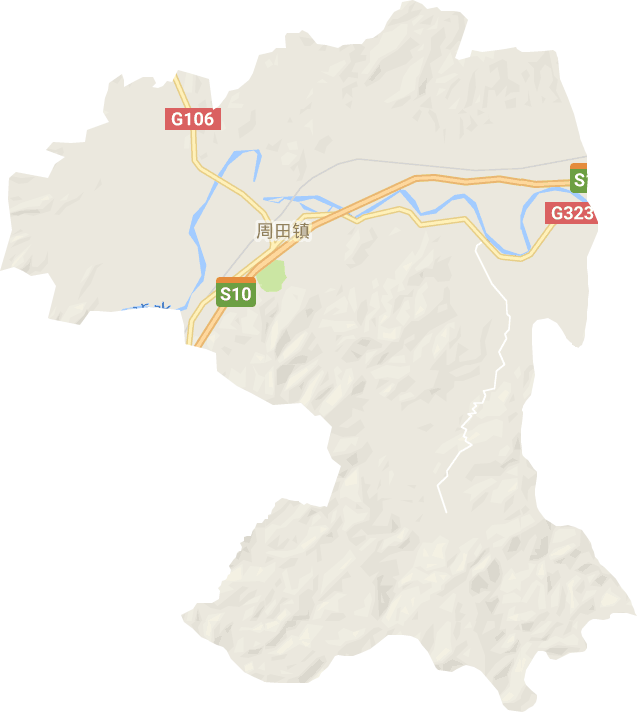 周田镇电子地图