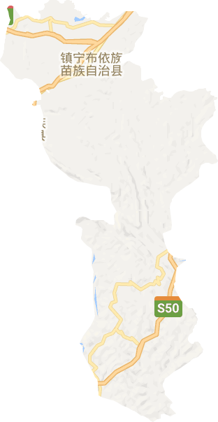 镇宁县电子地图