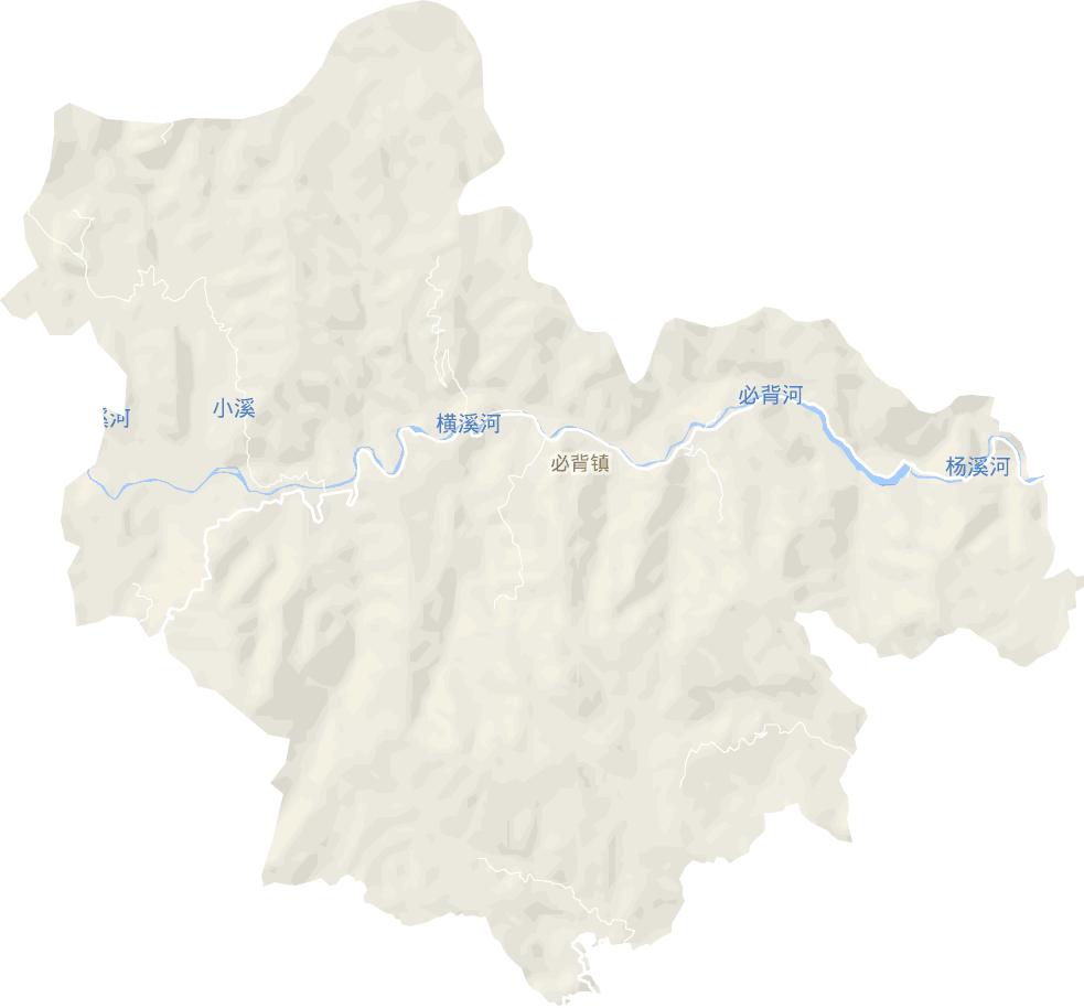 必背镇电子地图