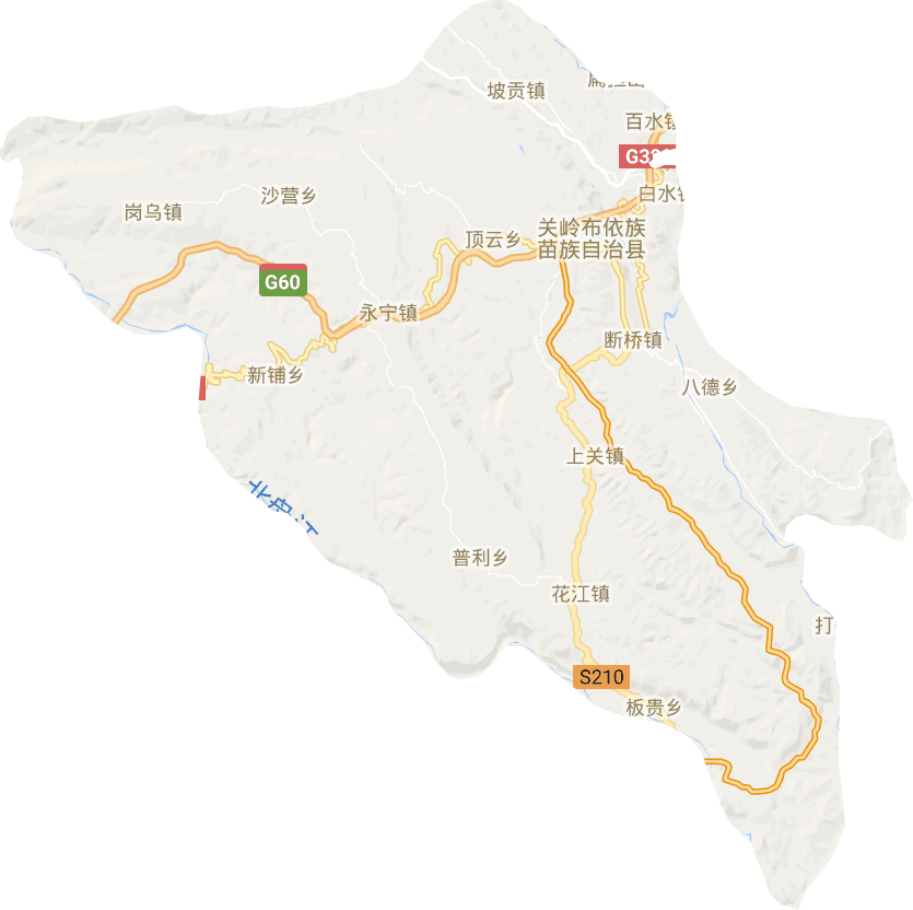 关岭县电子地图