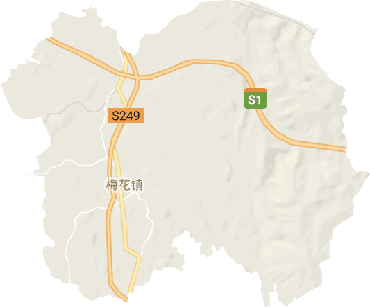 梅花镇电子地图