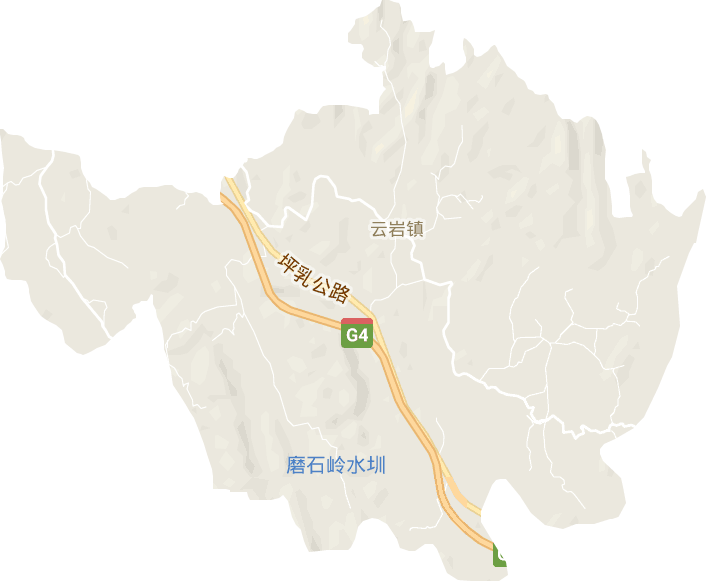 云岩镇电子地图
