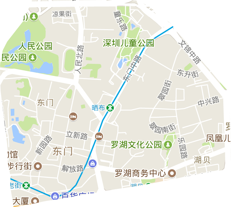 东门街道电子地图