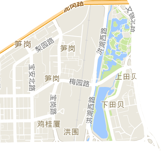 笋岗街道电子地图