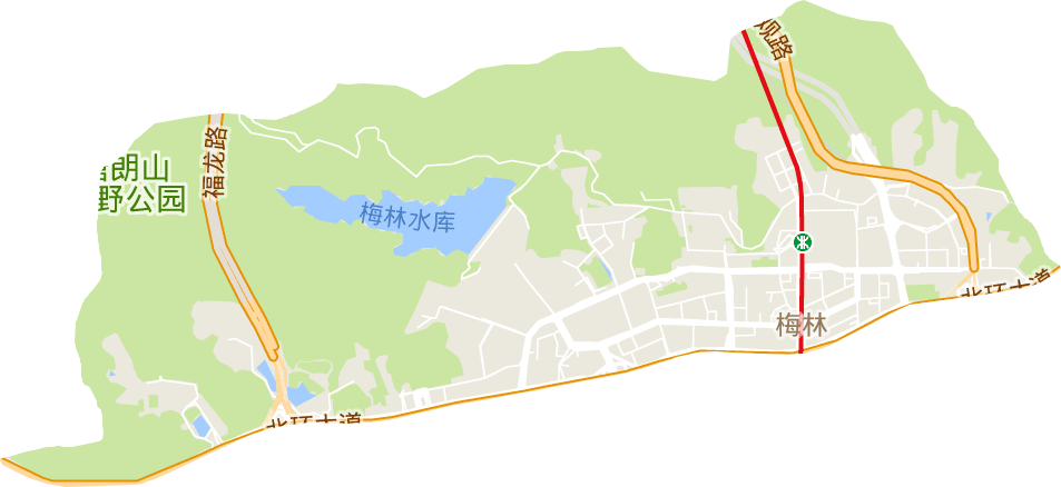 梅林街道电子地图