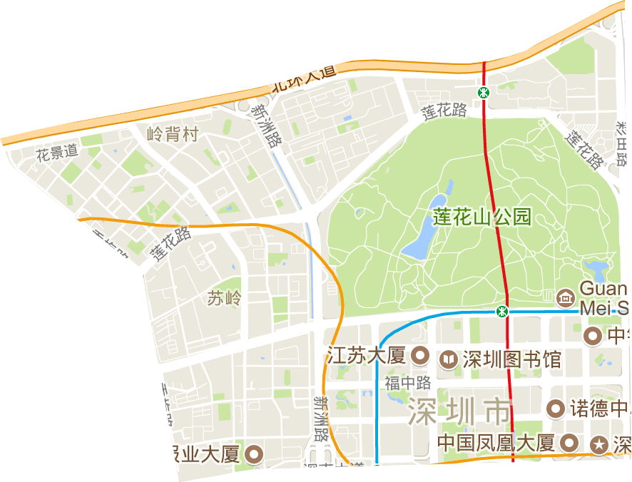 莲花街道电子地图
