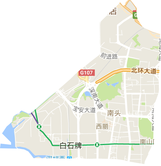 南头街道电子地图