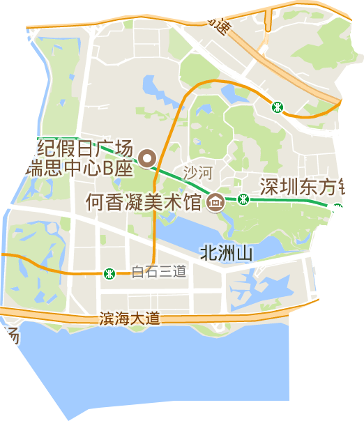 沙河街道电子地图