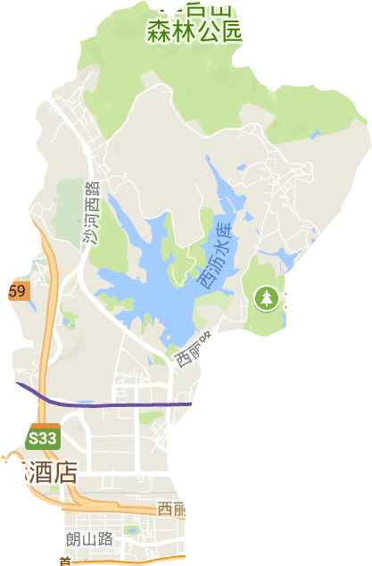 西丽街道电子地图