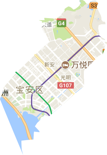 新安街道电子地图