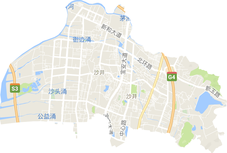 沙井街道电子地图
