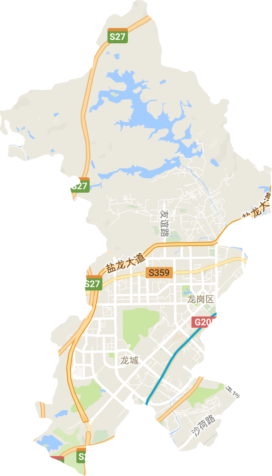 龙城街道电子地图