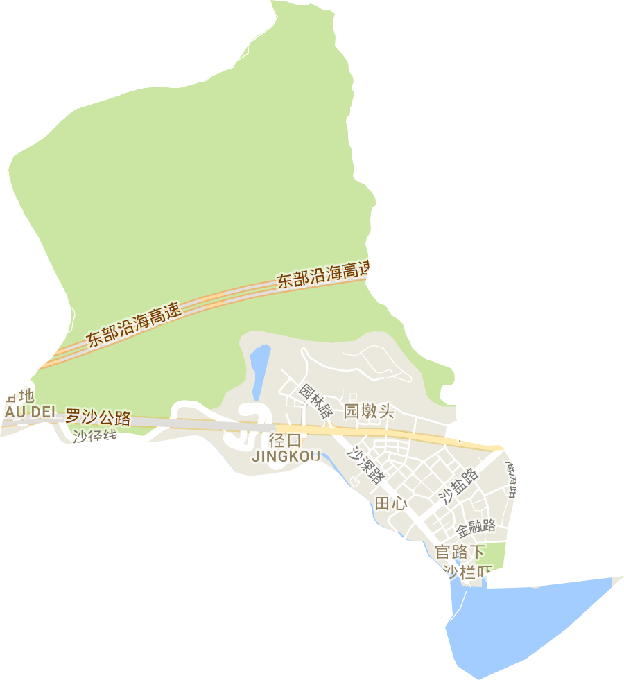 沙头角街道电子地图