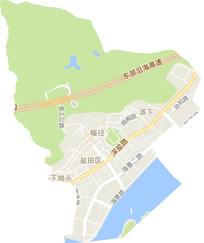 海山街道电子地图