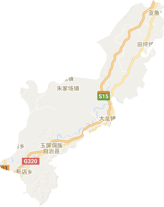 玉屏县电子地图