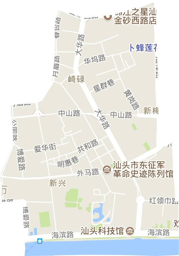 大华街道电子地图