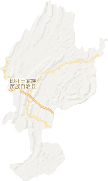印江县电子地图
