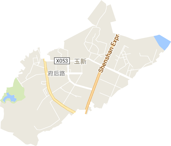 玉新街道电子地图