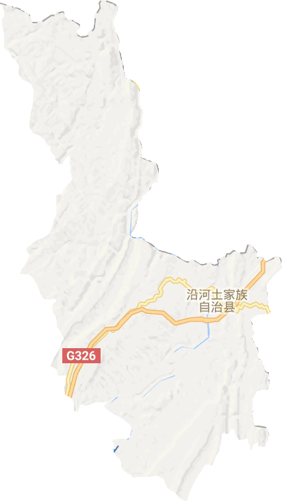 沿河县电子地图