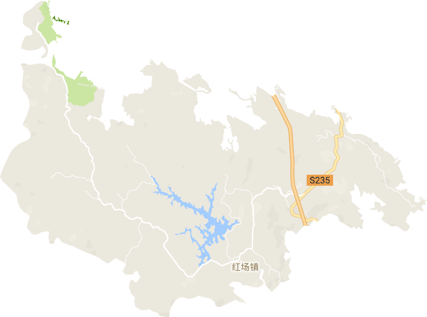 红场镇电子地图